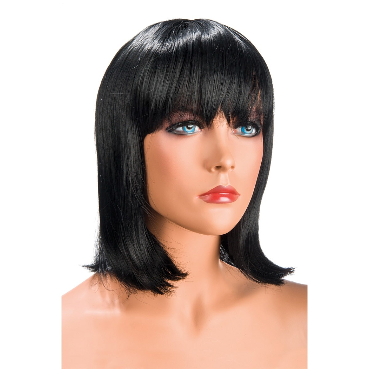 Perruque Camila brune naturelle cheveux mi-longs lisses World Wigs
