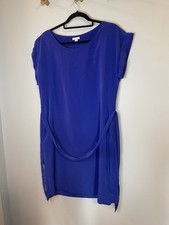 Gap Women’s  Fully Lined Belted Royal Blue Shift Dress Size Medium