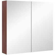 kleankin 63Wx60H cm Armadietto Specchio Bagno Doppia Anta Medicina