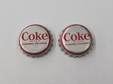 Vintage Lot Of Two Coke Bottle Caps. Coca-Cola Bottling Dubois PA