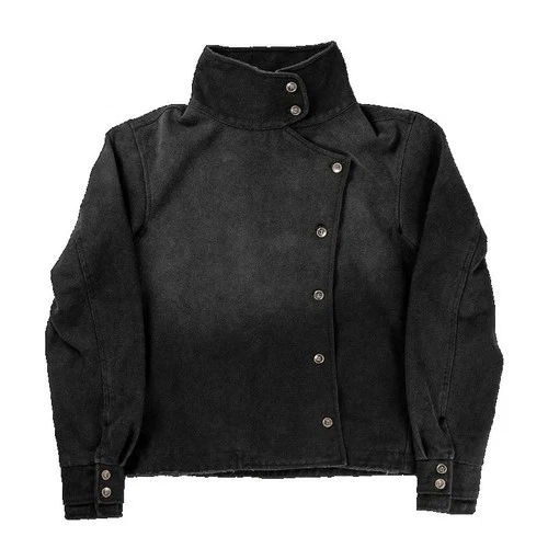 Y2K Vintage Wash Gothic Fencing Jacket Unisex Harajuku Streetwear - product listing photo