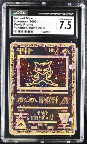 CGC 7.5 Ancient Mew 2000 Movie Promo Reverse Holo Pokemon Card