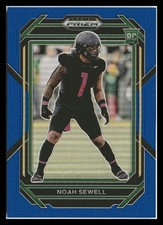 2023 Panini Prizm Draft Picks #191 Noah Sewell Prizms Blue #/199