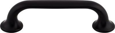 Top Knobs TK593BLK Oculus Oval Pull 3 3/4'' (c-c) Flat Black