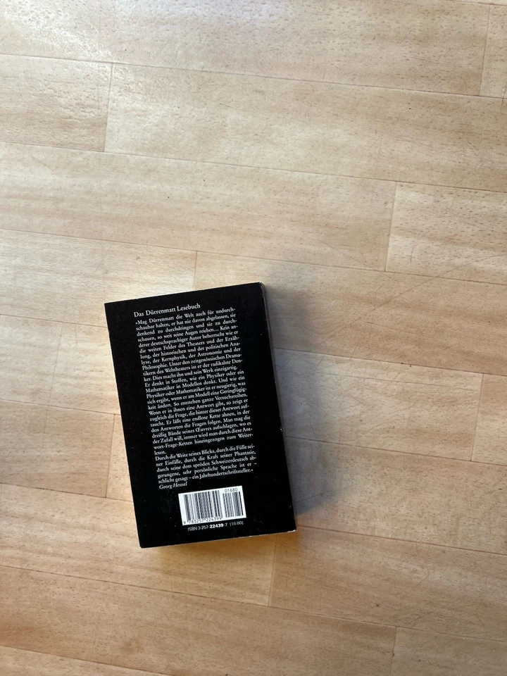 Das Dürrenmatt-Lesebuch - Herausgegeben von Daniel Keel - TB 1991 - Bild 2 von 4