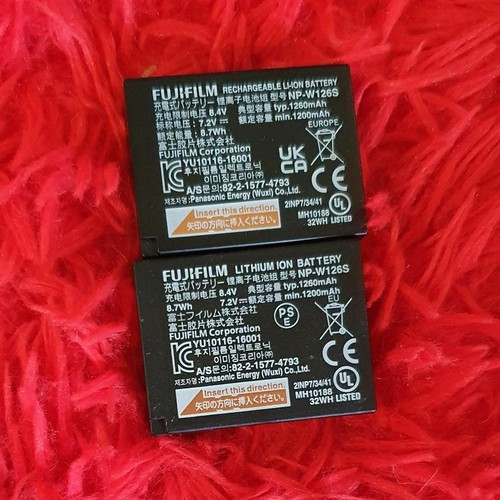 Fujifilm OEM NP-W126S Rechargeable Battery 1260mAh for X Series - SET OF 2