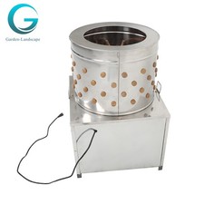 20" Barrel Diameter Chicken Plucker Stainless Steel Feather Plucking Machine