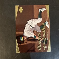 2003 Upper Deck - Masters with the Leather Eric Chavez #L8