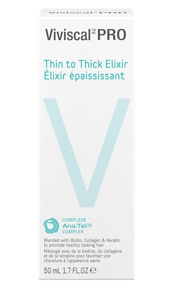 Viviscal Professional Elixir fino a grueso biotina colágeno queratina 1,7 fl oz Foto 2 de 3