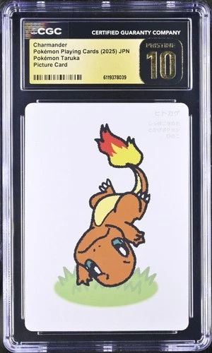 Pokémon TCG Charmander Taruka Picture Card 2025 Japanese CGC PRISTINE 10