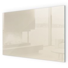 Protezione piastra focolare vetro temperato premium colore beige quadrato rettangolare