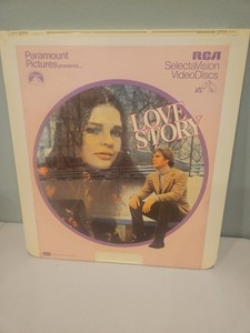 Love Story RCA SelectaVision CED Videodisc Paramount Pictures Vintage Sleeve