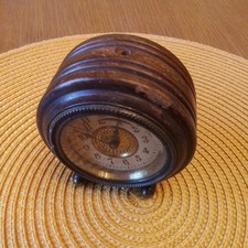  Vintage JUNGHANS Travel ALARM CLOCK Quartz MADE IN GERMANY  NEEDS REPAIR 