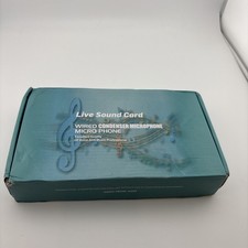 Live Sound Card Condenser Microphone Kit for Podcast Streaming