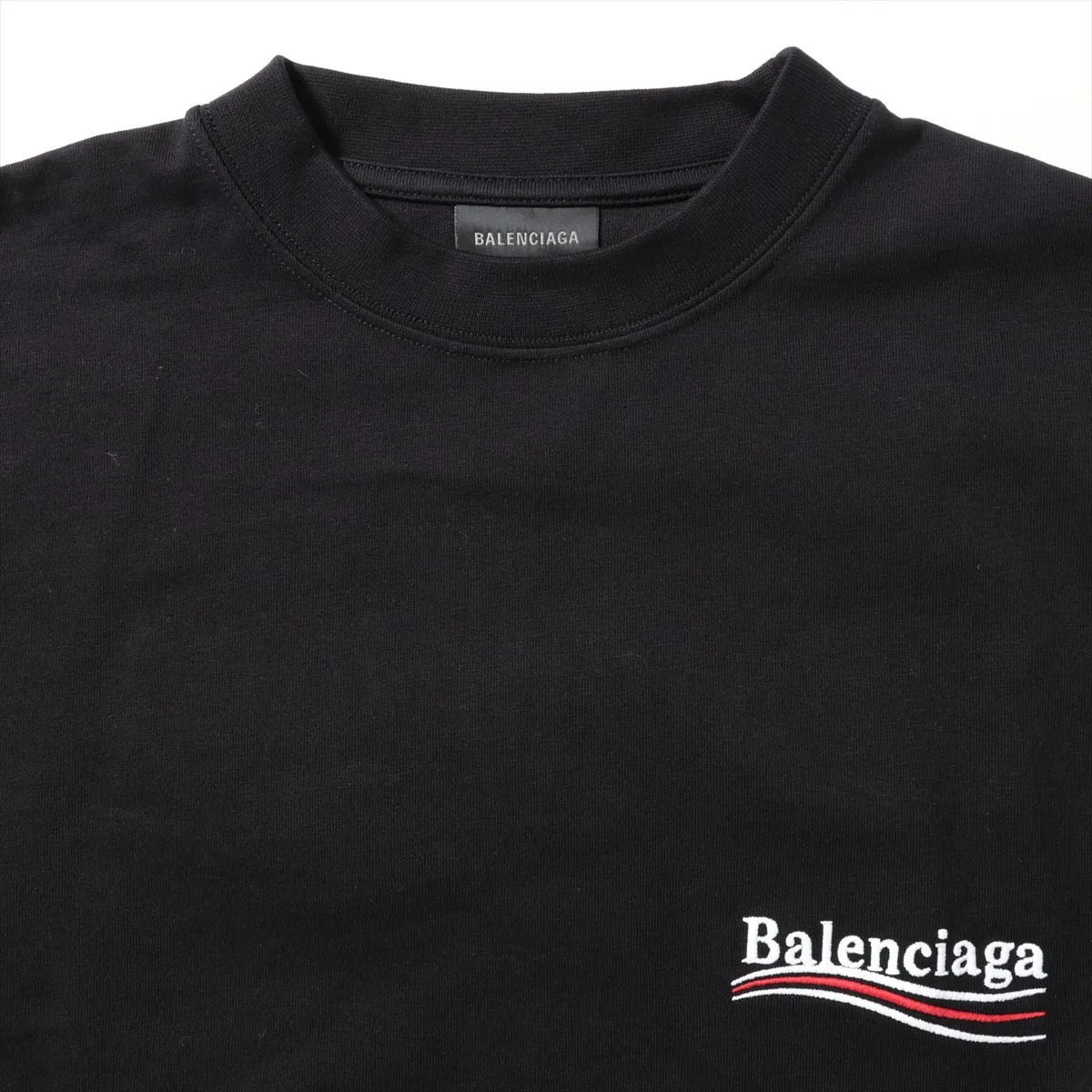 Balenciaga Campaign logo 24 years Cotton T-shirt XS Men's Black  641675 There is thumbnail 3