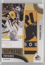 2017-18 SP Game Used Supreme Patch 15/15 Tuukka Rask #PA-TR Patch 2d8