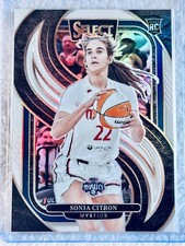 2025 Select WNBA Sonia Citron #122 Premier White Prizm 99/99 Bookend! 🏀 RC