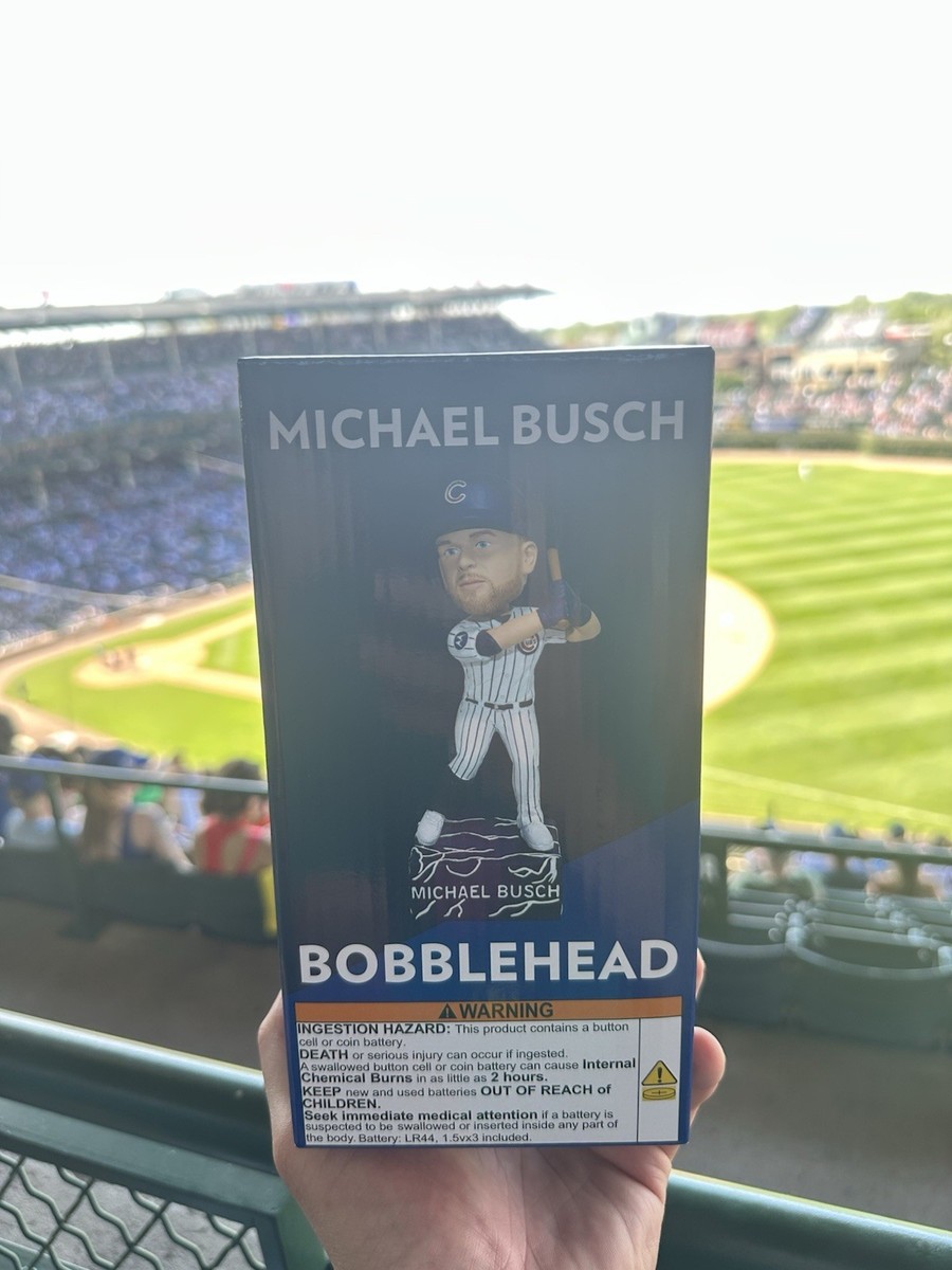 MLBシカゴ・カブス　マイケル・ブッシュ Bobblehead Michael Busch Lightning Bobblehead Chicago Cubs Giveaway 6