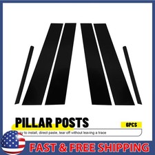 6x For Kia Optima 2011-15 Glossy Black Door Window Pillar Posts Trim Cover Kit A 6x For Kia Optima 2011-15 Glossy Black Door Window Pillar Posts Trim Cover Kit A