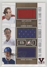 2013 In the Game-Used Silver 14-15 ITG Ultimate Vault Ruby 1/1 Guy Lafleur 1c1