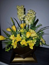 Blumengesteck Kunstblumen Tischgesteck künstlich Tischdeko Kunstgesteck Gesteck