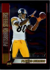 2002 Bowman Silver Plaxico Burress #15 Pittsburgh Steelers Football Card
