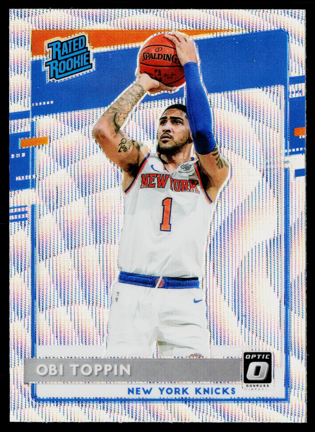 2020-21 Donruss Optic #158 Obi Toppin Fanatics