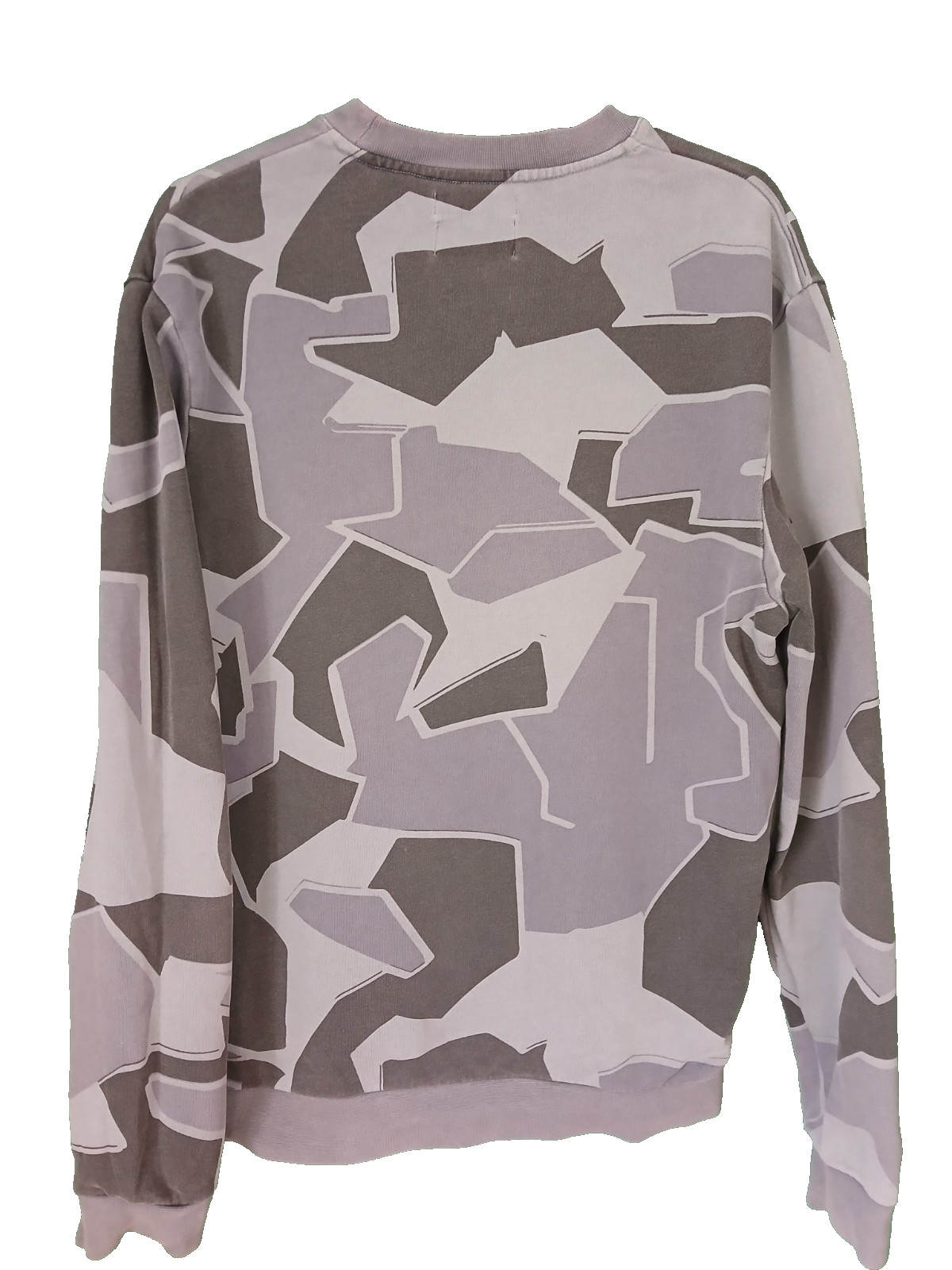 Fred Perry Mens Sweatshirt Small Arktis Camouflage Grey Camo Size UK Small image 8
