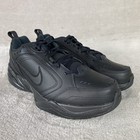 Nike Air Monarch IV Shoes Men Size 12 4E Black Leather Cross Trainer Walking NE
