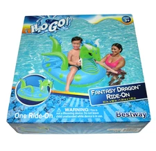 Bestway Dragon Ride On Inflatable Pool Float Blow Up Water H20Go Boxed Swim