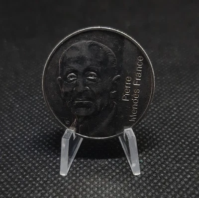 5 francs France 1992 - Pierre Mendès France, TTB+, sous pochette - Photo 1/2