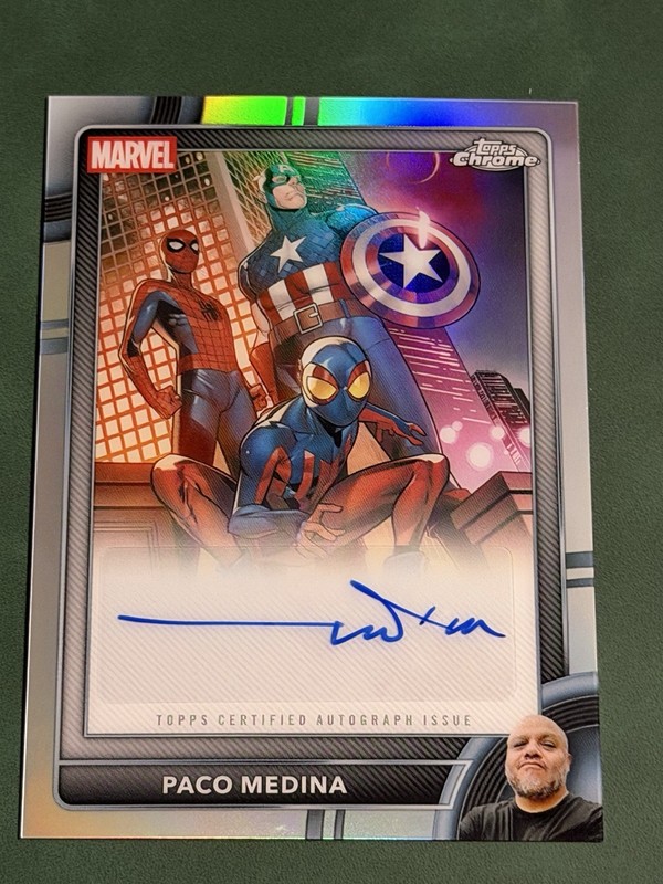Topps 2026 Topps Chrome Marvel Spider Boy #2 Auto AA-PM - Paco Medina - New
