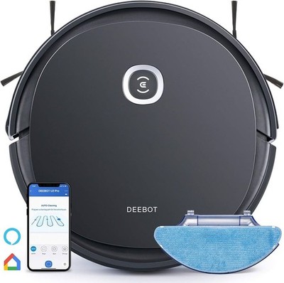 ECOVACS DEEBOT OZMO U2 Pro Robot Vacuum Cleaner 2 in1 Vacuum and Mop, Extra Pet