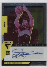 2020-21 Panini Flux Rookie Auto Influx Ty-Shon Alexander #RAI-TSA Auto 3nn