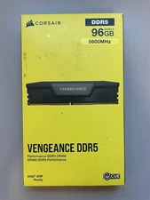 Corsair Vengance 96GB (4x24GB) DDR5 DRAM 5600MT/S CL40 Memory CMK96GX5M4B5600C40