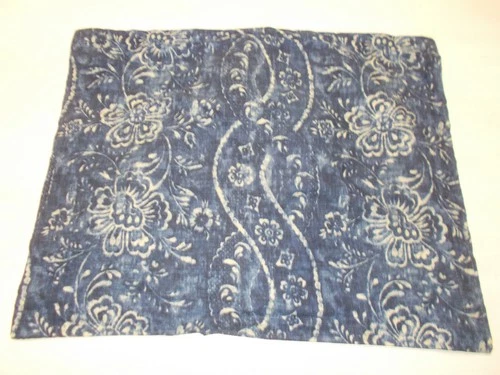 Rare Ralph Lauren Blue White Seychelles Batik Standard Sham
