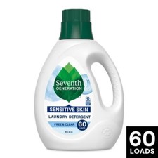 Liquid Laundry Detergent - Free  Clear - 90 fl oz