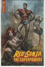 2021 RED SONJA THE SUPERPOWERS #1 Luccio Parrillo Variant Dynamite Comics NM