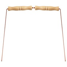 Copper Dowsing Rods Kit for Divination Tool - Natural Wooden Handles6923