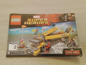 LEGO Marvel Super Heroes Avengers Thor Loki Manual Instruction Book Lot