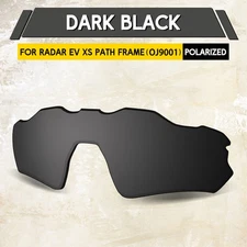 1.5MM POLARIZED Replacement Lenses for Oakley Radar EV XS Path OJ9001, Black 