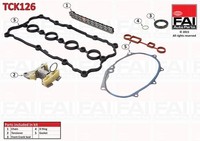 FAI Autoteile TCK126 Steuerkettensatz FüR Audi, Seat, Skoda, VW
