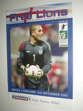 FREE LIONS, ENGLAND  v  WALES, 3rd SEPTEMBER 2005, ISSUE NO 48,  MINT CONDITION.