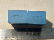 New Epcos Box Film Capacitor 14uf 630vdc, pitch 37.5mm, two leads