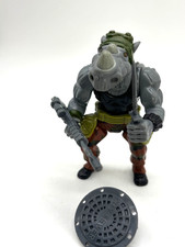 Vintage TMNT Rocksteady (Hard Head) 1988 Action Figure 100% Complete