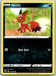 Nickit 103/189 Common Astral Radiance Pokémon Card