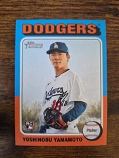 2024 Topps Heritage High Number - Yoshinobu Yamamoto #553 (RC)