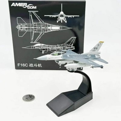 1/100 Scale F-16 F16 F-16C Fighter Aircraft Unit Model USAF Metal Plane Model To