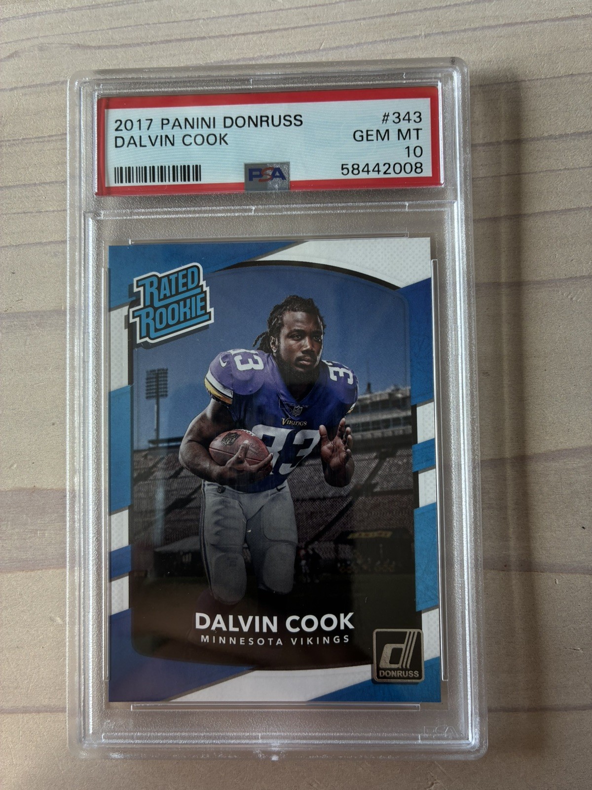 Dalvin Cook Panini Donruss #343 Base