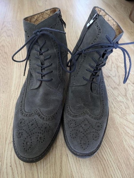 Men Digel Boots Grey Suede 43